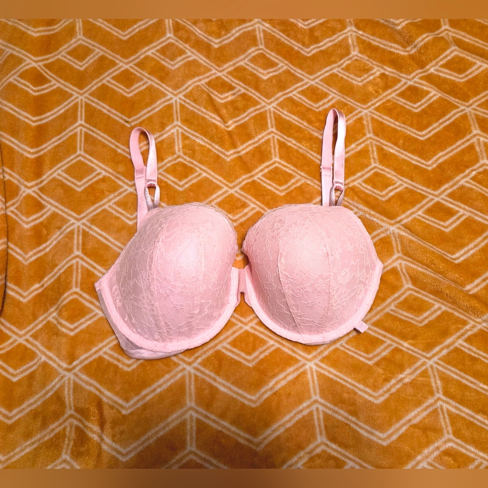 Victorias Secret | 34G | Powder Pink | Lace Lightly Lined Demi Bra